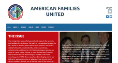 Desktop Screenshot of americanfamiliesunited.org