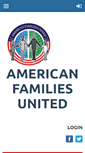 Mobile Screenshot of americanfamiliesunited.org
